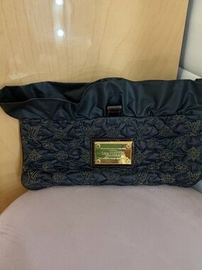 LOUIS VUITTON BLACK MONOGRAM LIMELIGHT CLUTCH GM